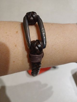 Pulsera hombre cuero. 1 de 50. Sin estrenar