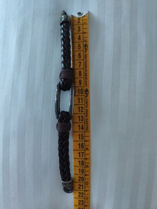 Pulsera hombre cuero. 1 de 50. Sin estrenar