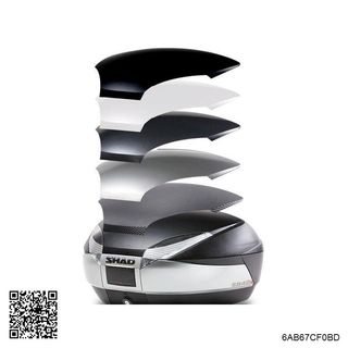 Baul maleta trasera para moto SH48 TITAN 6AB6