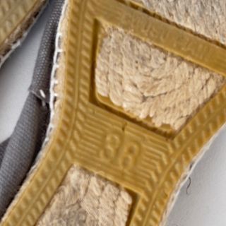 alpargatas talla 38 gris suela goma