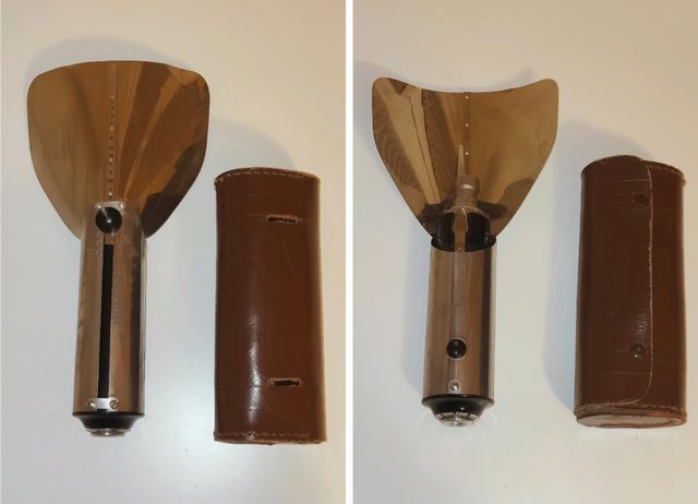 Flash Finelux + funda + adaptador de bombilla