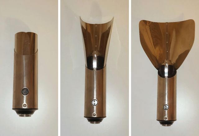 Flash Finelux + funda + adaptador de bombilla