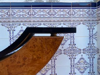 Mueble recibidor con espejo
