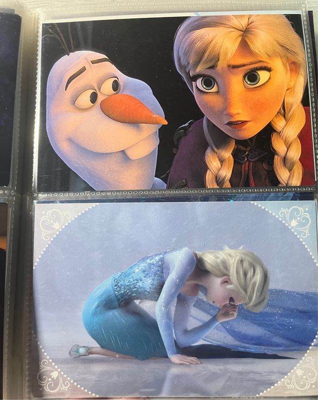 Cartas Frozen photocards sueltas
