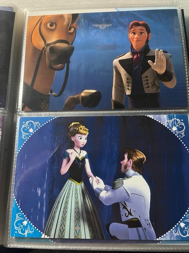 Cartas Frozen photocards sueltas