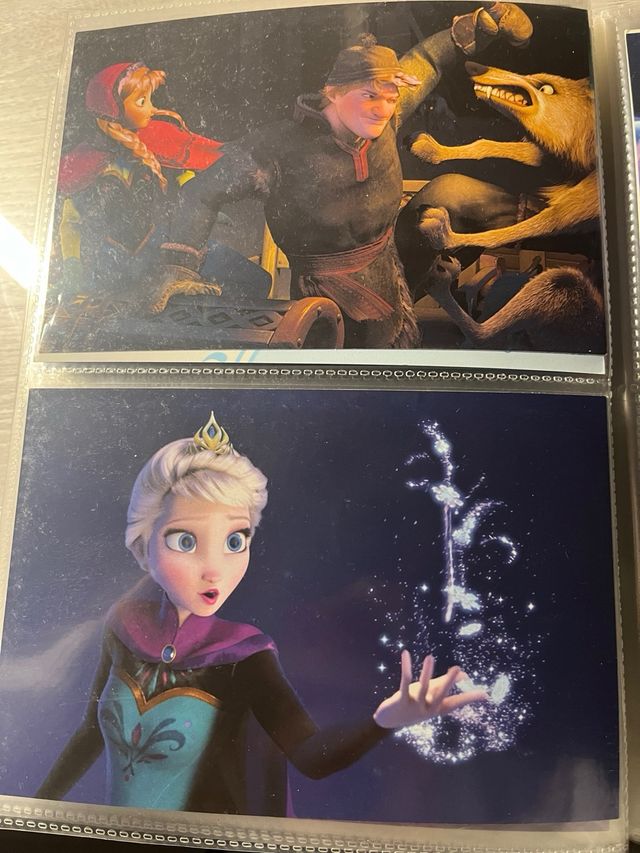 Cartas Frozen photocards sueltas
