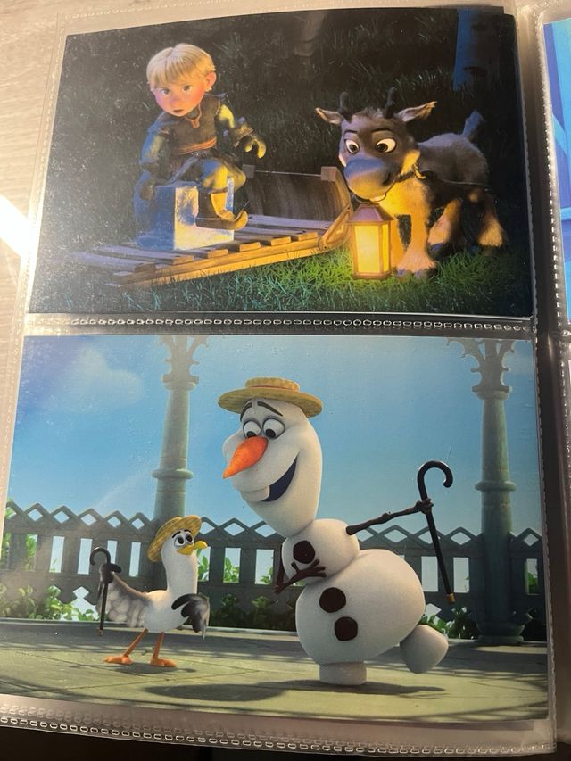 Cartas Frozen photocards sueltas