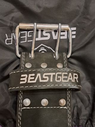 CINTURÓN EJERCICIO HALTEROFÍLIA BEAST GEAR TALLA L