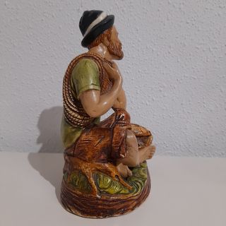 Figura Pescador. Escayola
