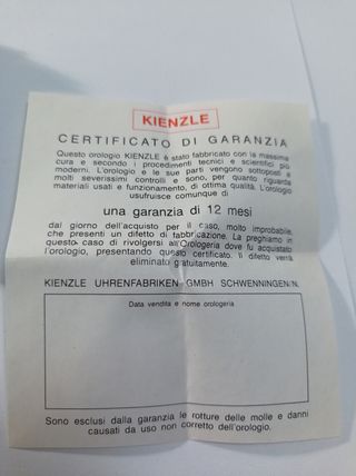 Kienzle sveglia radiocontrollata (nuovo)