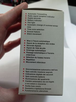 Kienzle sveglia radiocontrollata (nuovo)