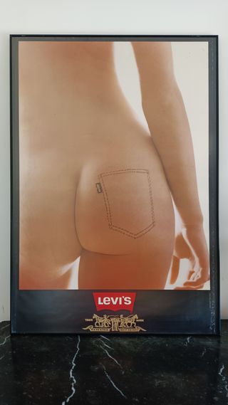 Levi's ポスター ビンテージ Ida Van Bladel 1971年 Levi's ポスター