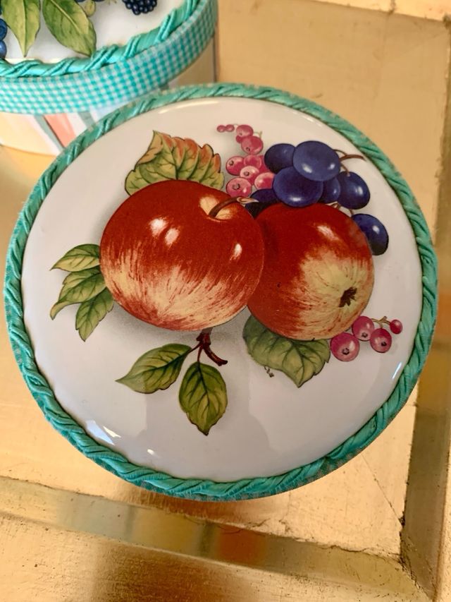 set 2 portagioie vintage