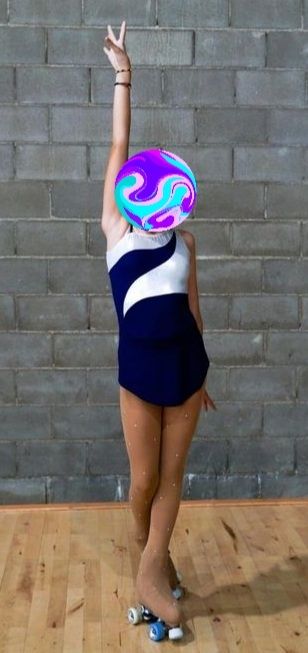 Maillot patinaje artístico 9-10-11 años