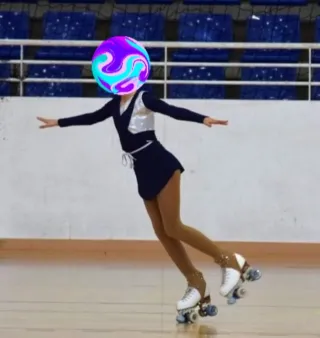 Maillot patinaje artístico 12, 13, 14, S, M