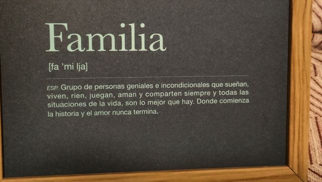Marco fotos 10x15 definición "familia"