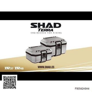 Baul trasero o maleta para moto de alumi F805