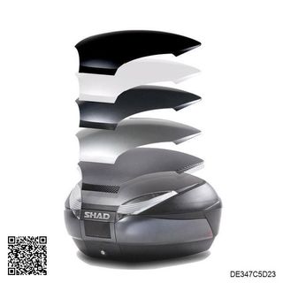 Baul trasero o maleta para scooter o mot DE34