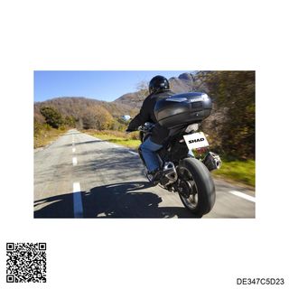 Baul trasero o maleta para scooter o mot DE34
