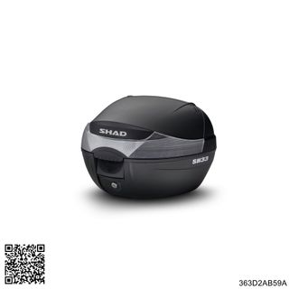 Maleta para scooter y moto con capacidad 363D