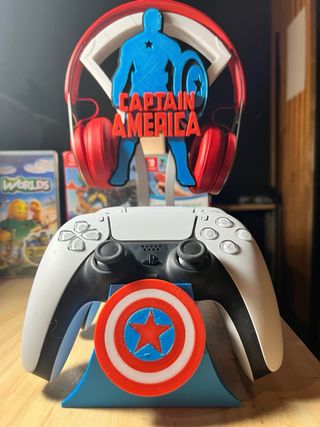 Soporte personalizado 2Mando y Auriculares 