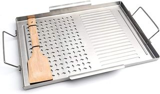 Sartén para barbacoa, verduras