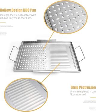 Sartén para barbacoa, verduras