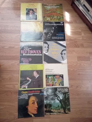 Lote Nº3 de 10 discos de vinilo música clásica