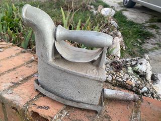 plancha de carbon antigua