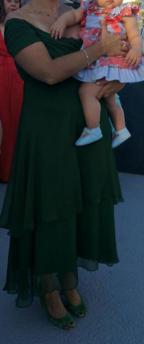 Vestido largo celebraciones T. 40