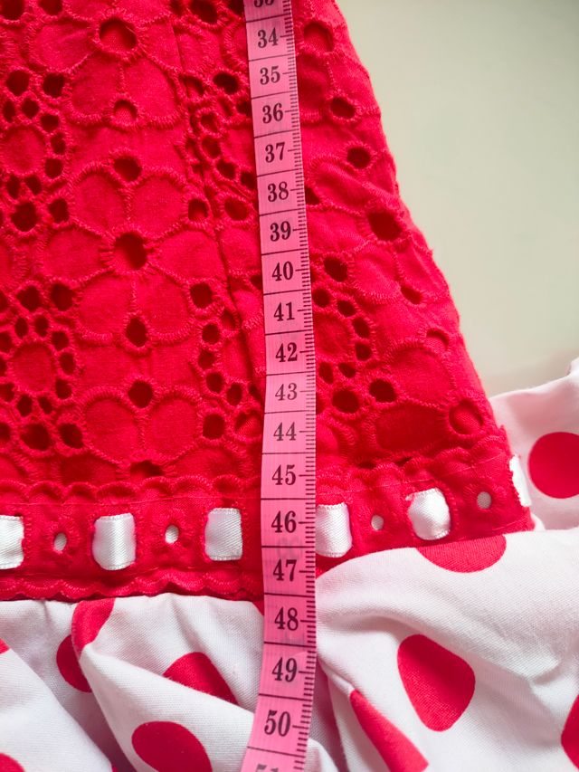 Traje rojo flamenca niñaT. 4