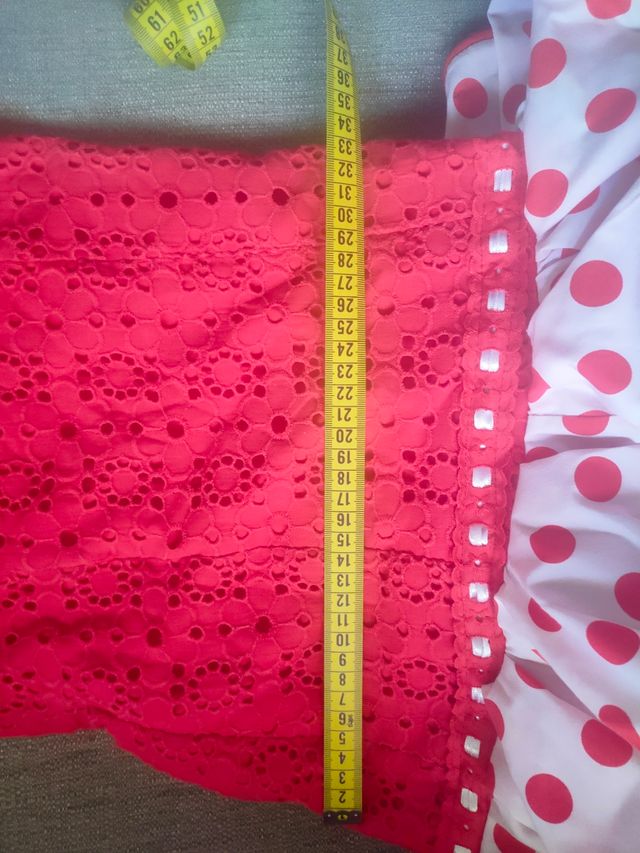 Traje rojo flamenca niñaT. 4