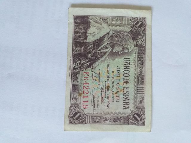 Billetes antiguos de España