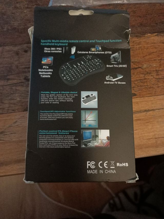 Teclado para smart TV, tablets, mov,...