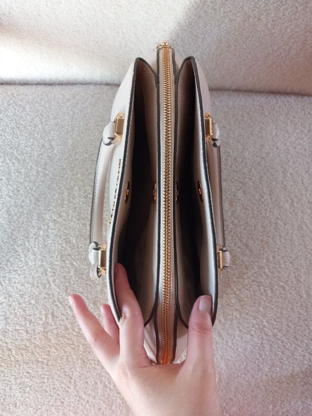 Borsa a mano in pelle rosa Michael Kors