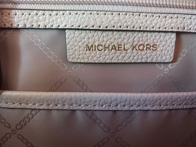 Borsa a mano in pelle rosa Michael Kors
