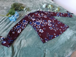 Hermosa Blusa Estampada Banana Republic