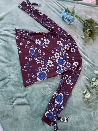 Hermosa Blusa Estampada Banana Republic