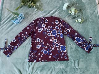 Hermosa Blusa Estampada Banana Republic