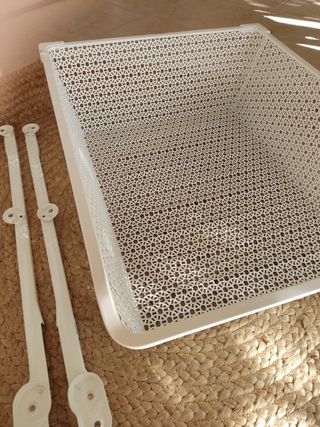 Cesta extraíble con riel armario PAX ikea