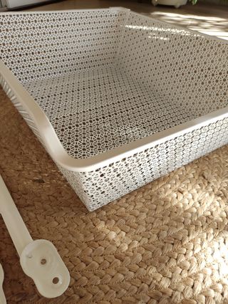 Cesta extraíble con riel armario PAX ikea