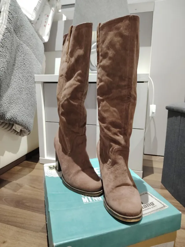 botas mustang serraje