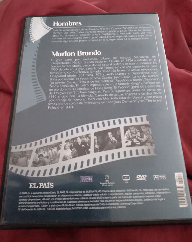 Hombres. Marlon Brando.Fred Zinnemann