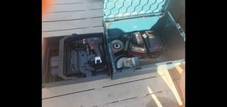 Taladro+ radial+ 2 bat 4 +discos+ linterna