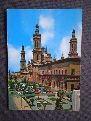 Postales de Zaragoza años 60/70 diafanas