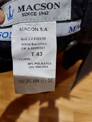 TRAJE HOMBRE