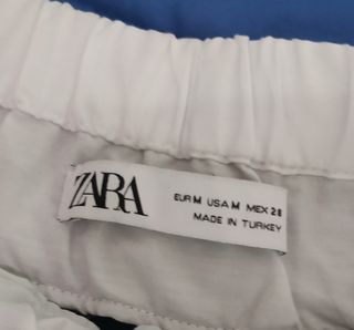 Falda pantalón mujer Zara color gris 