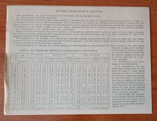 PAPELETA NUEVA QUINIELA 1972 Y 1973 SELLADA