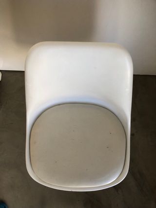 Sillas de cocina blancas