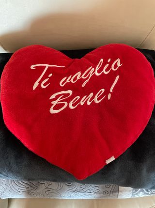 cuscino con scritta